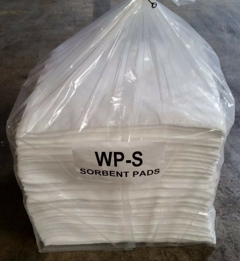 Wpb200s - Oil Only Absorbent Pads - 200 Pads Per Case, 15" X 19"  White (wp-s)!!