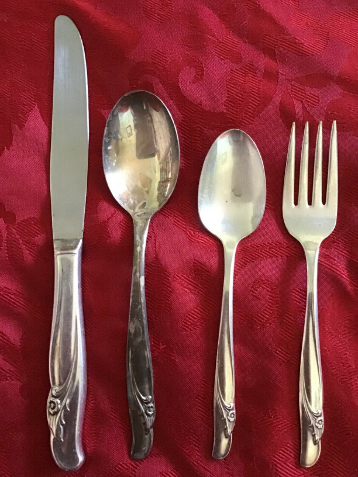 Rogers & Bro Silverplate - Exquisite Pattern - 4 Pc Lot